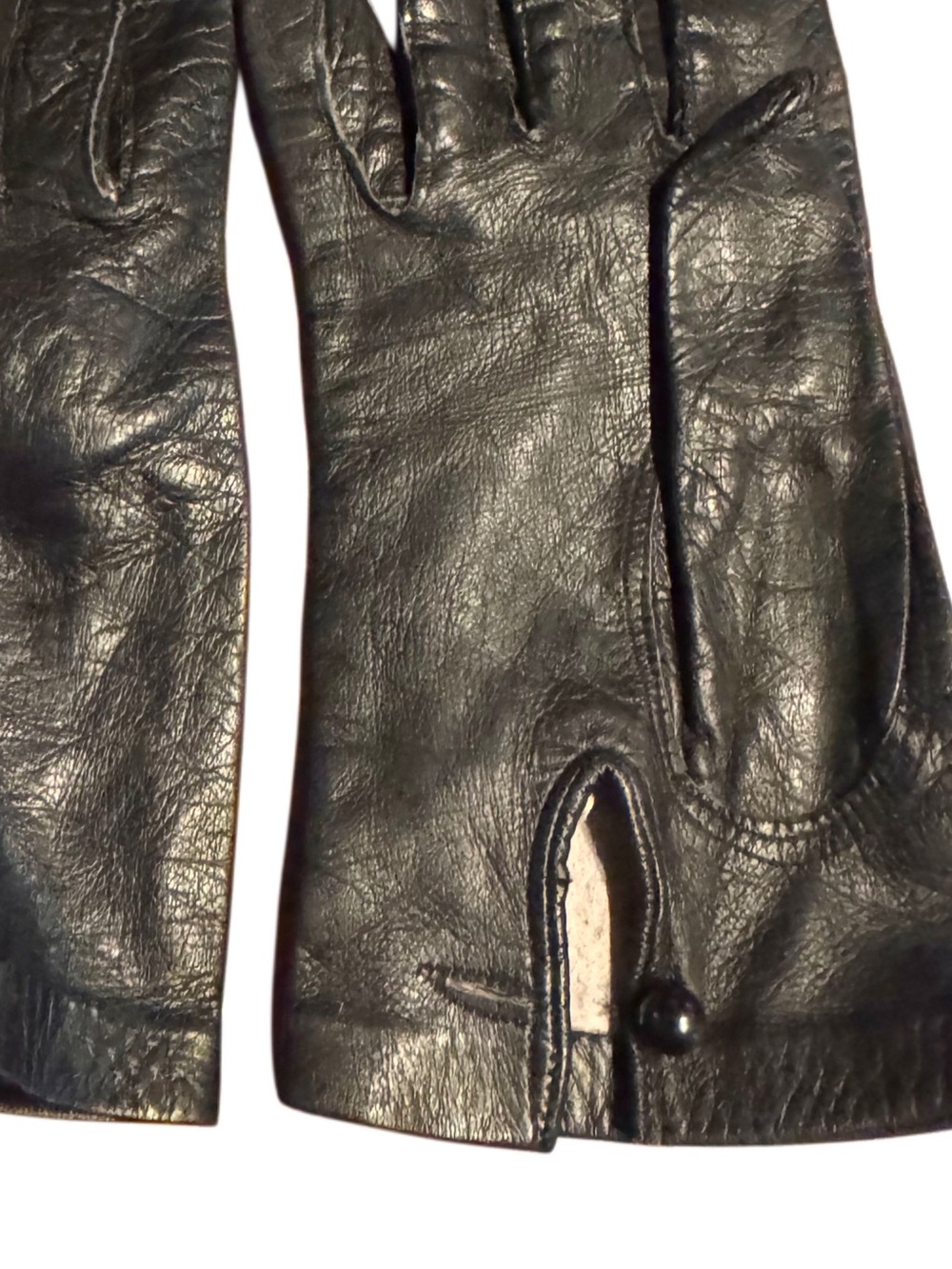 Vintage Women’s Genuine Leather Driving Gloves, Made in Italy - Circa 1940-1950 - Picture 9 of 10